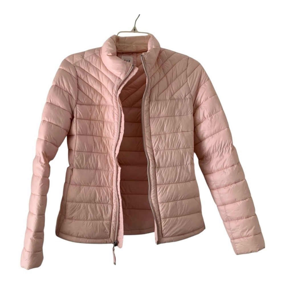 GAP Pink Puffer Quilted Lightweight
Primaloft Women Jacket Size XS
